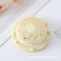 new solar fan cap 180-360° rotation detachable fan accessories usb charging small fan