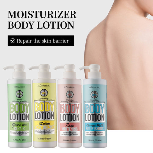KORMESIC全英文植物身体乳body lotion补水防干跨境外贸厂家批发
