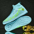 high-top football shoes for men with long nails and broken nails for students and children, professi