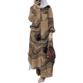 Fashion Long Sleeve Printed Shirt + Pants 2-Piece Set