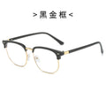 New Retro Browline Glasses Frame Men Formal Finish Item Prescription Glasses Women Fashionable Anti-Blue-Light Photochromic Plano