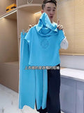 欧货运动套装女夏季2025新款时尚洋气设计感高档宽松阔腿裤两件套