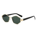 2025 New Import Triangle Sunglasses Western ins Influencer Geometric Polygon Glasses Personality Hip-Hop Sunglasses