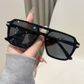4 Pieces Pair Bridge Oversized Women Premium Overseas Sun-Proof Sunglasses UV-Proof Versatile Sunglasses