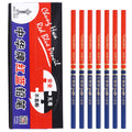 Zhonghua brand 120 special pencil double-ended all-red laboratory marking pen woodworking pencil red and blue office pen