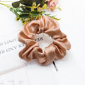 Fashionable Korean Silk Large Cord Hair Tie French 100 % Mulberry Silk Hair Tie Hair Accessory Ponytail Head Flower Wholesale Hair Care