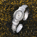 2024 Amazon ebay AliExpress Bestseller Gold Rose Gold Color Bangle Quartz Womens Watch Niche Small Dial Watch