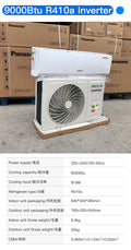 Wall-Mounted Air Conditioner - 9000/12000 BTU 1/1.5HP Cooling
