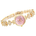 2025 New Quartz Bracelet Watch Fashionable Western Southeast Asia Cross-Border Bestseller Rhinestone Round Dial
