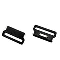 Universal 20 / 22mm Band One-Key Removal Connector Fits Samsung Huawei Button Head-Medium Grain Resin Gel