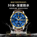 Swiss Brand Leather Band Mens Watch Men Student Luxury Waterproof Watch Live Export Bestseller Drop Ship