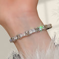 Overseas Real Gold Plated Bow Cross Bangle Women Niche Premium Open End Bracelet Personality Accessory Factory Wholesale
