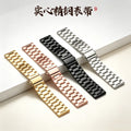 Third Gen Use Huawei Samsung Master 3 Bead Stainless Solid Heart Steel Band Watch Metal Steel Band Watch With Piece Men
