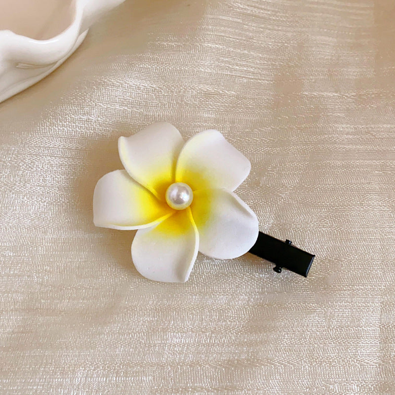 Summer Plumeria Flower Hair Clip - view 9