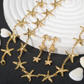 Overseas Bestseller ins Breeze Ocean Breeze Stainless Necklace Bracelet Set Earrings Set Starfish Titanium Hand Jewelry Item Wholesale