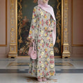 Women's Summer Office Long Sleeve Printed Set 2026 | 2 Piece Outfit Set - 3K6Y26M26EWC5V801