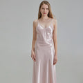 19/22 Momme Silk Camisole Long Dress, 100% Mulberry Silk