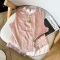 Women's New Chinese Designer Petite Vest + Skirt 2-Piece Set 2026 - As Pictured
