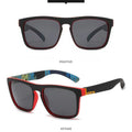 New Men Polarized Sunglasses Iridescent Lens Sports Style Sunglasses Elastic Paint PC Frame Glasses 168