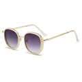 New Korean Version Fashionable Kids Sunglasses Unisex Kids Street Snap Retro Glasses Metal Frame Baby Sun-Proof Sunglasses