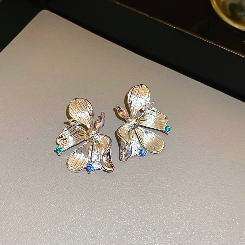 Floral Tassel Drop Earrings - view 9