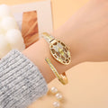2026 Style Cross-Border Bestseller Rhinestone Snake Head Bangle Watch Western Southeast Asia Bestseller Supply Womens Watch Wholesale