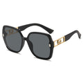 Big Frame Metal Women Sunglasses Western Fashionable Versatile Sunglasses UV-Proof Sunshade Women Sunglasses Premium