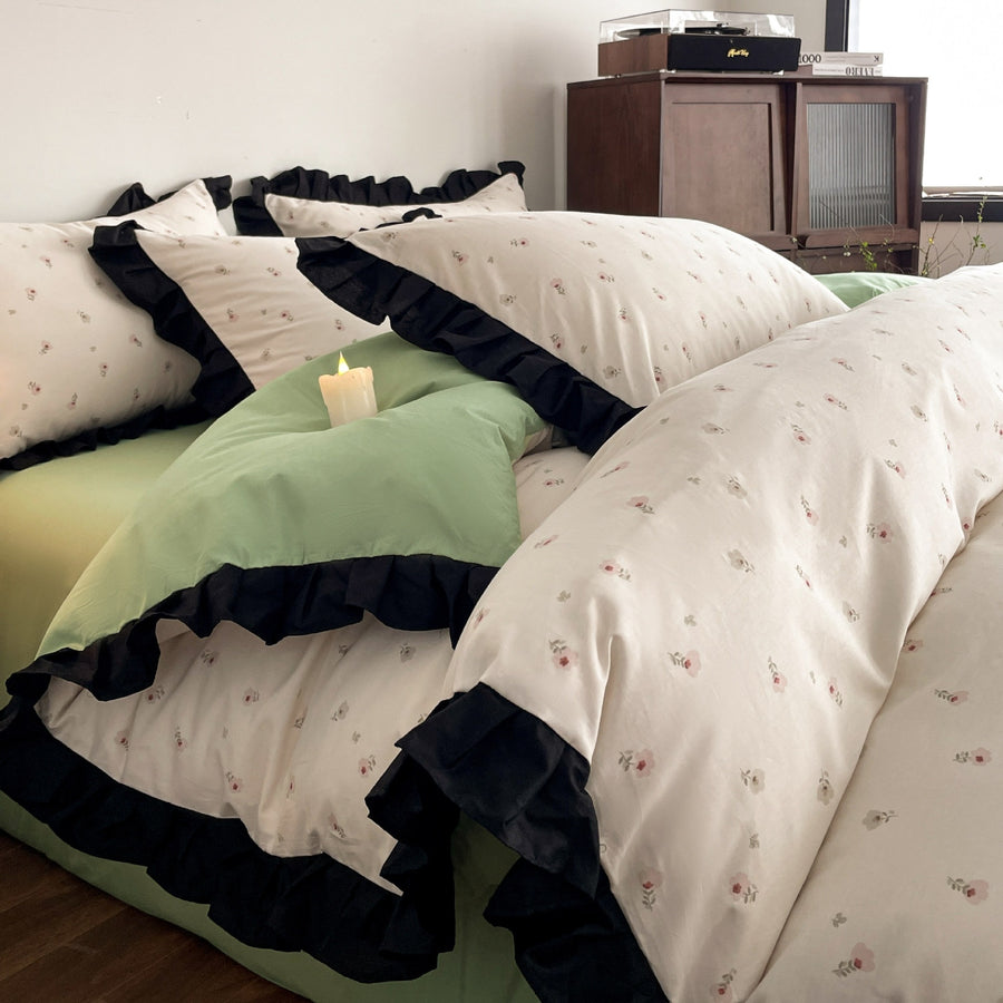 Sweet Rest Corner French-Style Cotton 4-Piece Bedding Set - view 4