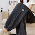 Summer Sporty Casual Plus Size Striped Loose Ankle-Length Pants
