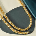 Cross-Border Bold Gold Twist Chopin Chain Necklace Bracelet Set Men Trendy Thick Style Metal Jewelry