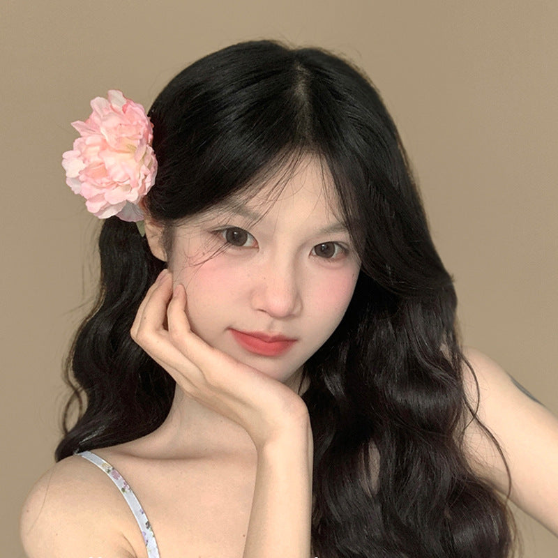 Realistic Floral Side Hair Clip - view 3