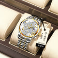 Swiss Brand Multifunction New Mens Watch Waterproof Fashionable Quartz Watch Live Export Bestseller Drop Ship