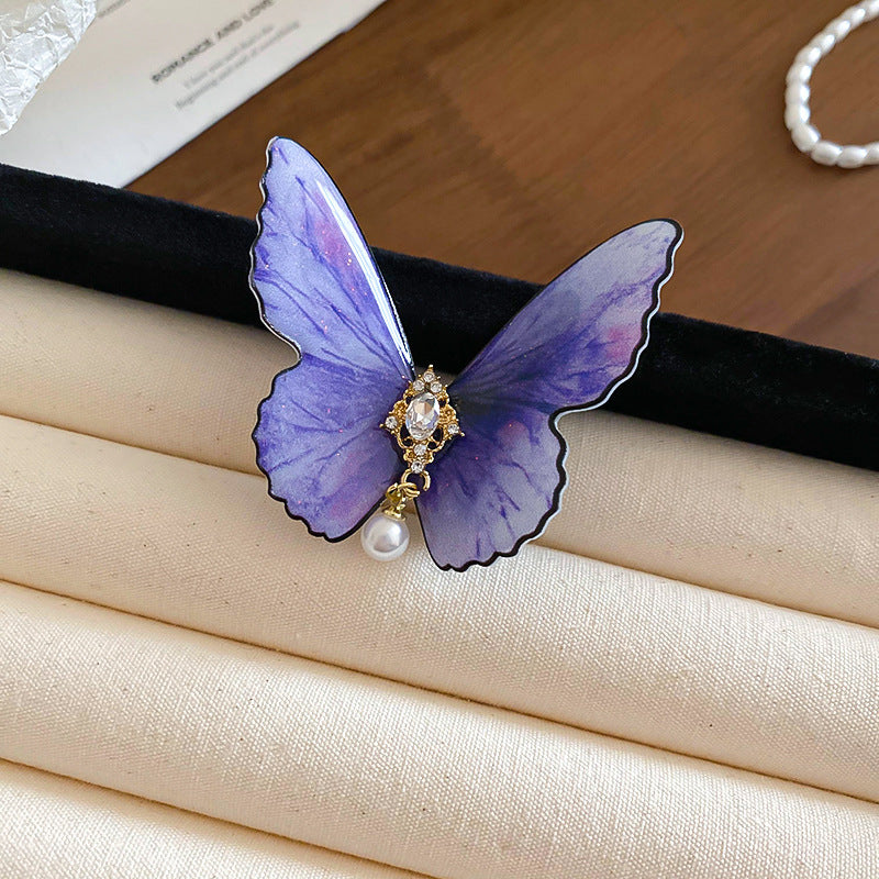 Dreamy Blue Butterfly Hair Clip - view 12
