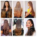 wig french long curly hair loose wave crochet hair single tube large curl spiral curl 24inch