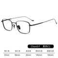 Beesfen 8g Gold Silk Pure Titanium Glasses Frame chordf Formal Simple Frame Si Pattern Retro Full-Frame Wholesale