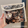 盒装发圈头绳2025新款橡皮筋女扎头高弹力耐用发绳高马尾头饰皮套