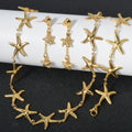 Overseas Bestseller ins Breeze Ocean Breeze Stainless Necklace Bracelet Set Earrings Set Starfish Titanium Hand Jewelry Item Wholesale