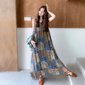 Women's Summer Bohemian Ethnic Dress + Vest 2-Piece Set 2026 | Elegant Summer Dress