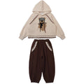 Girls' Cartoon Print Sports 2-Piece Set