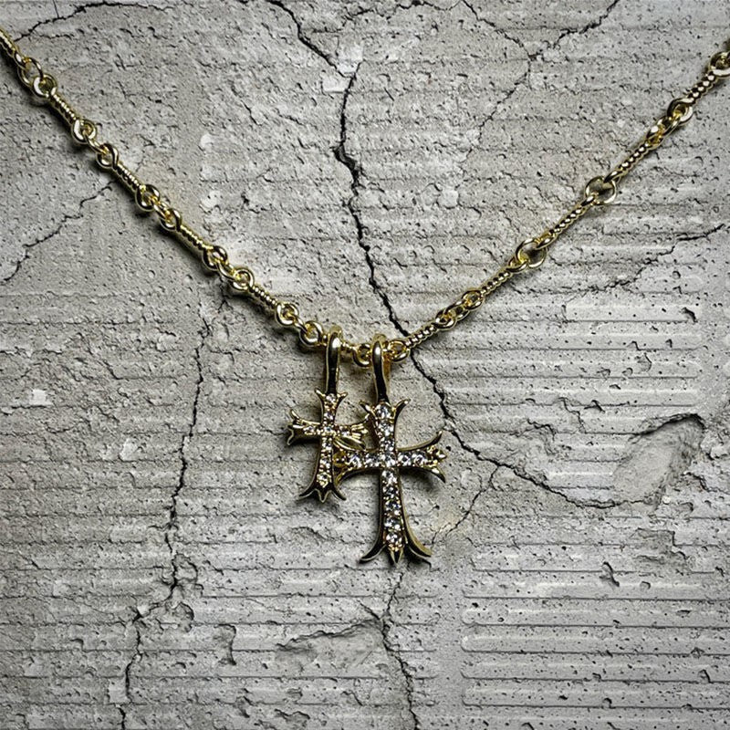 Three-Layer Pearl Necklace with Heart Pendant - view 9