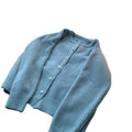 Women's Fall Petite Wool Loose Knit Top + Sweater + Cardigan + Jacket 2026 - Yellow