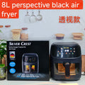 8L Air Fryer - Smart Touch Screen, Large Capacity Electric Oven