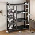 metal floor-standing multi-layer storage rack removable pots and iron kitchen storage racks for pots