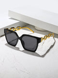 Big Frame Square Sunglasses UV-Proof Trendy New EU/US Import Fashionable Influencer Street Snap Versatile Women Sunglasses