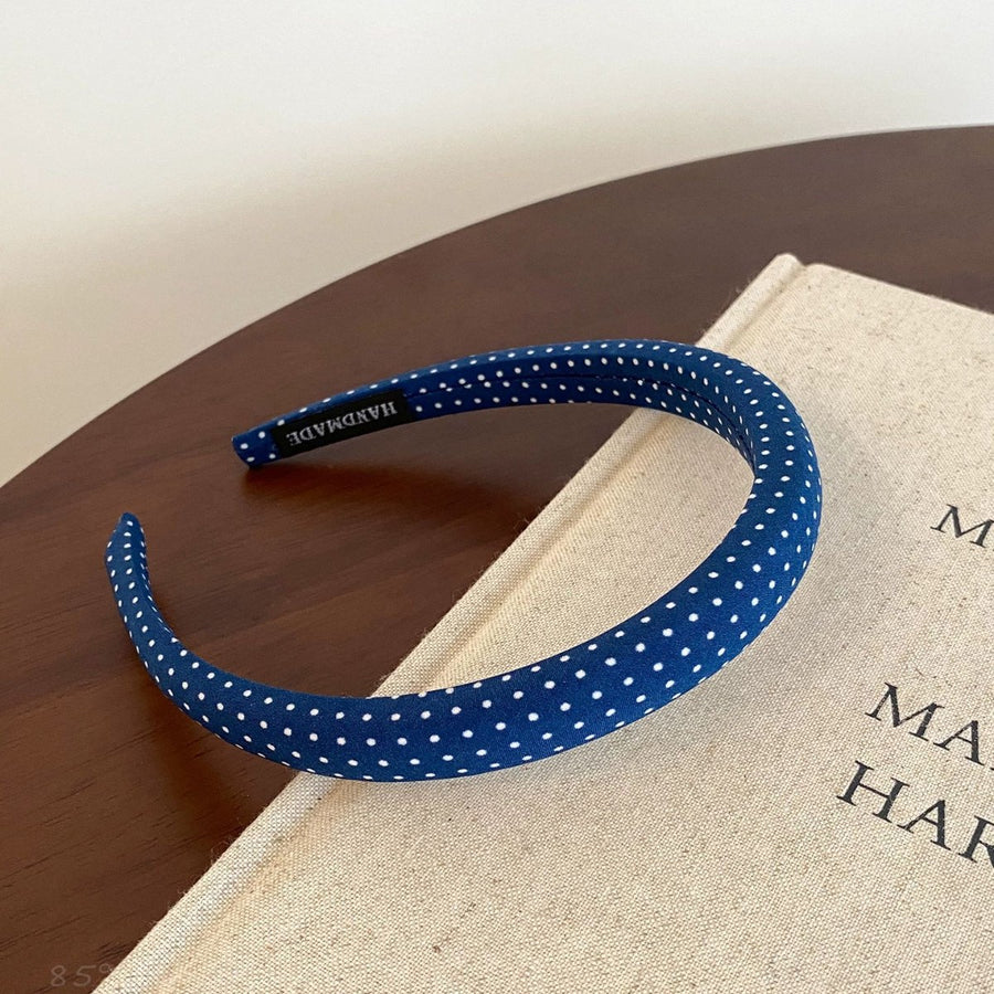 Korean Polka Dot Fabric Headband - view 2