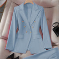 Women's Fall Korean Retro Fitted Jacket + Pants + Top Set 2026 - Emerald