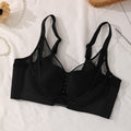 无痕深V网纱聚拢BC贝壳薄杯显廋收副乳内衣女调整型软圈文胸3358