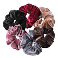 Amazon Elegant Velvet Snake Hair Tie Pleated Hair Tie Fall/Winter Large Scrunchie Factory Wholesale High-Stretch Force