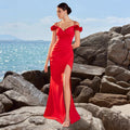 Women's Strapless V-Neck Bodycon Sexy Classic Premium Evening Gown