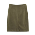 Women's Fall Casual Lapel Collar Jacket 2026 | Trendy Jacket - Olive Green